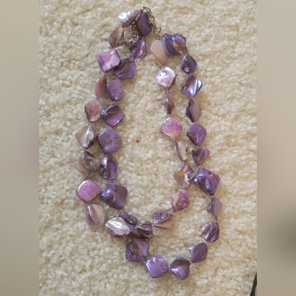 Purple necklace